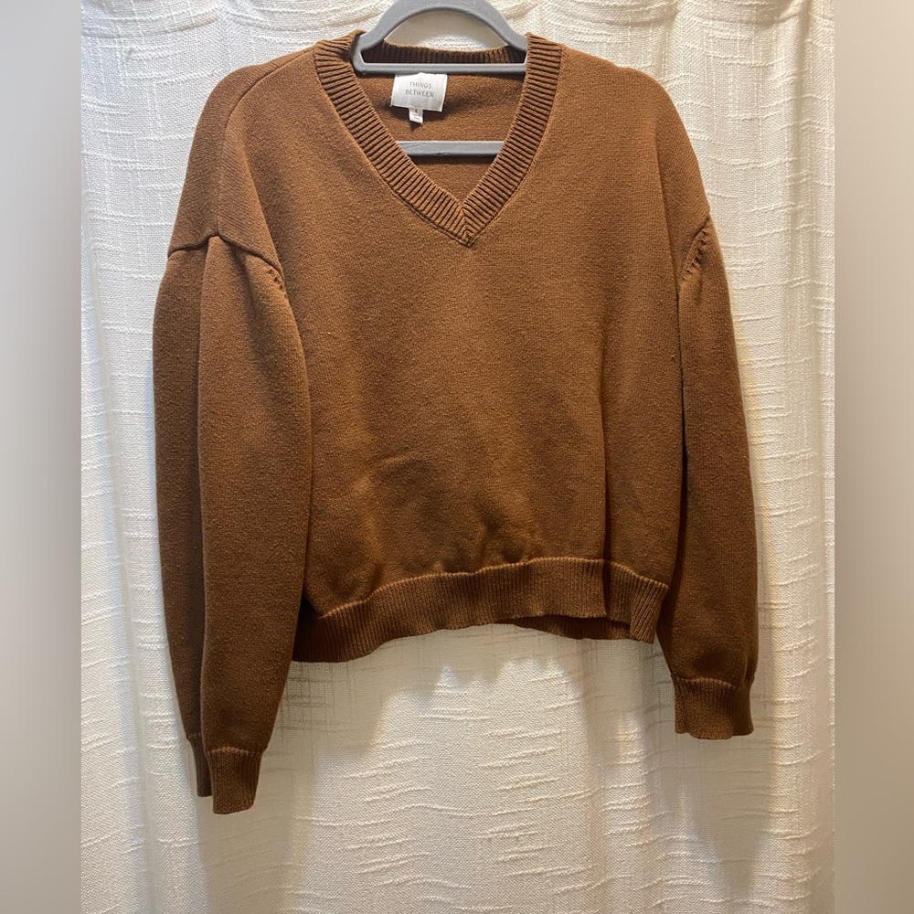 Smart Warm Brown Sweater